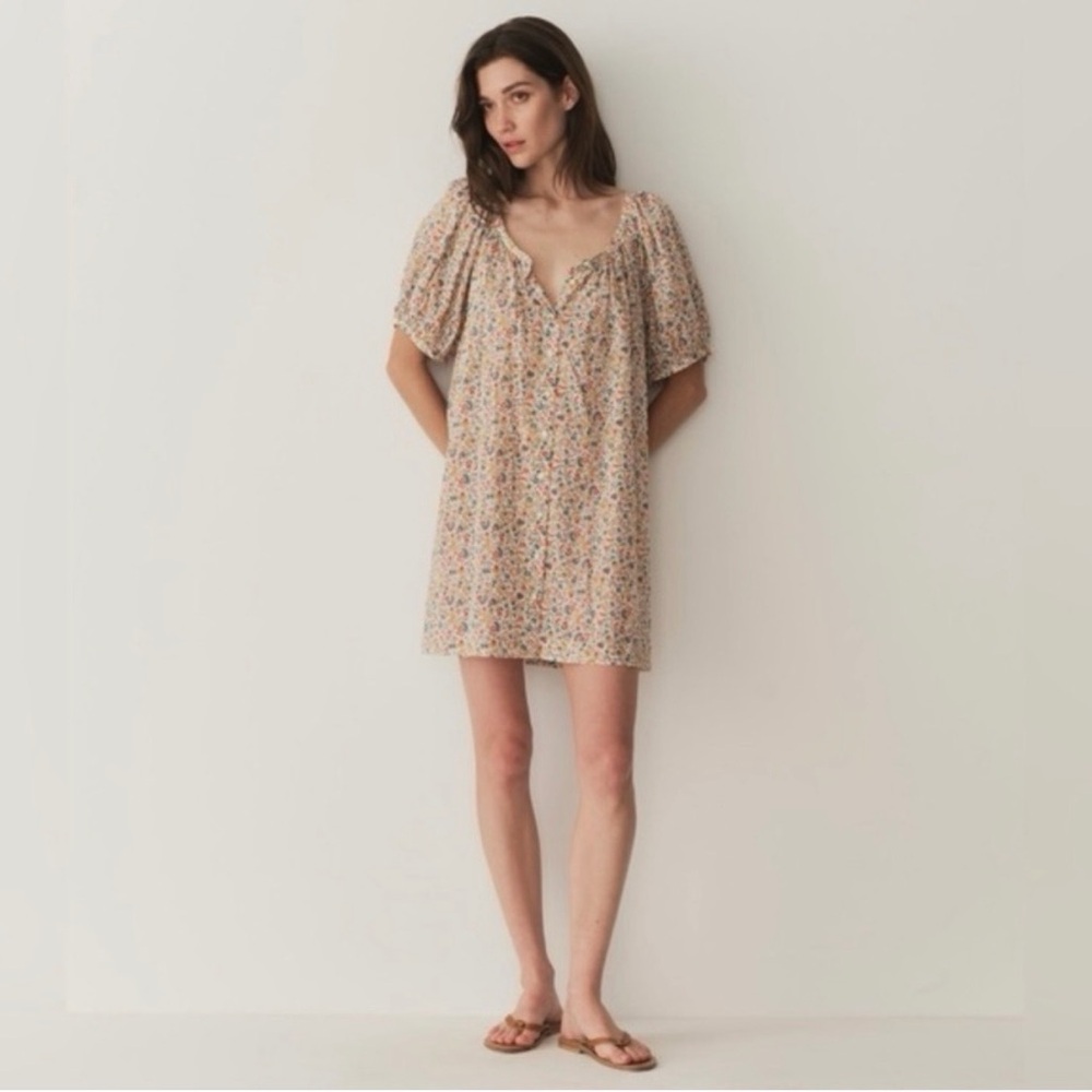 Doen Josette Floral Mini Dress in Wild Clover sz XS NWT